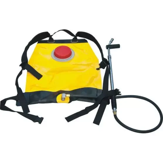 Portable backpack is a sprinkler sprayer easy to operate