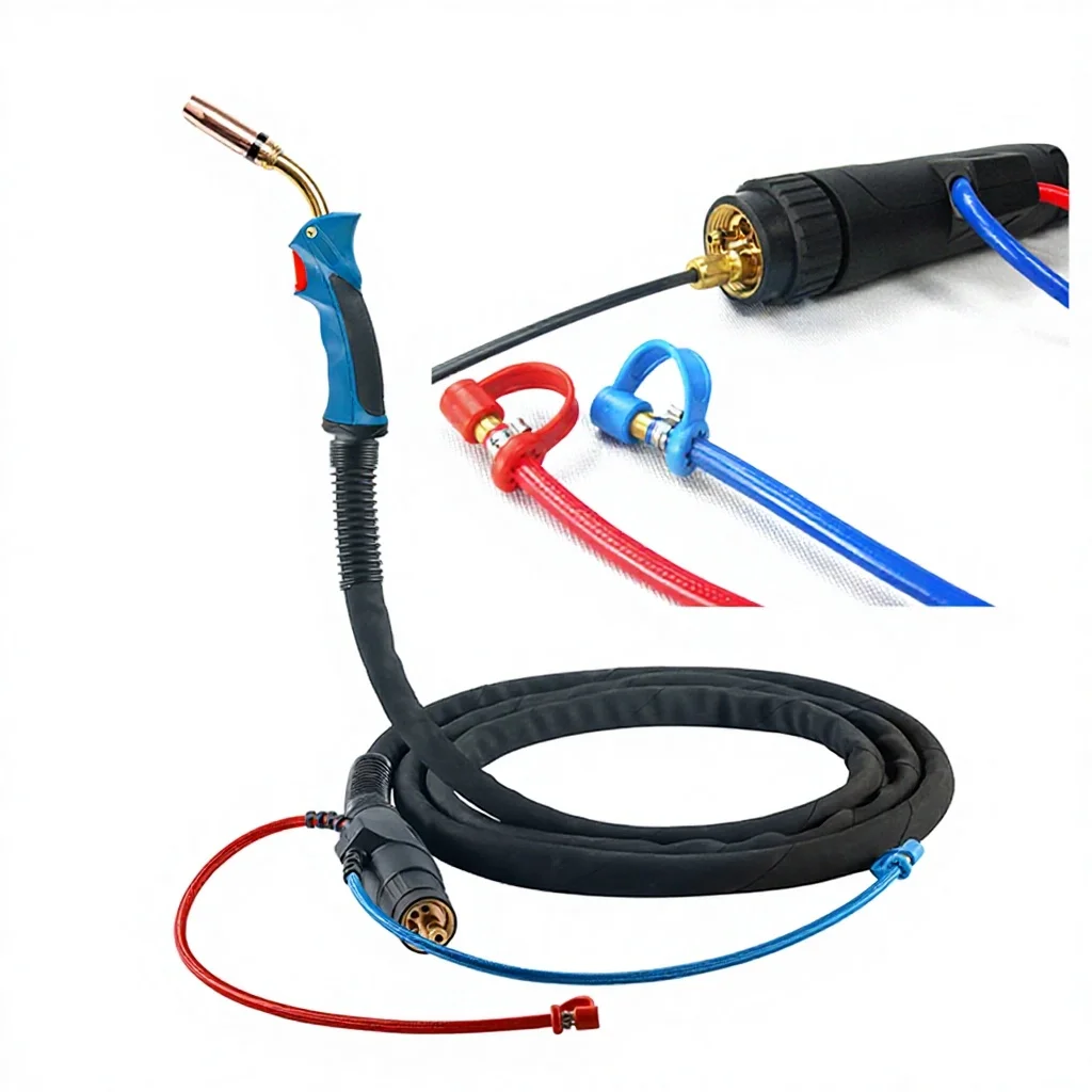 Binzel Grip 401D Mig Mag Water Cooled Torch Euro Adaptor