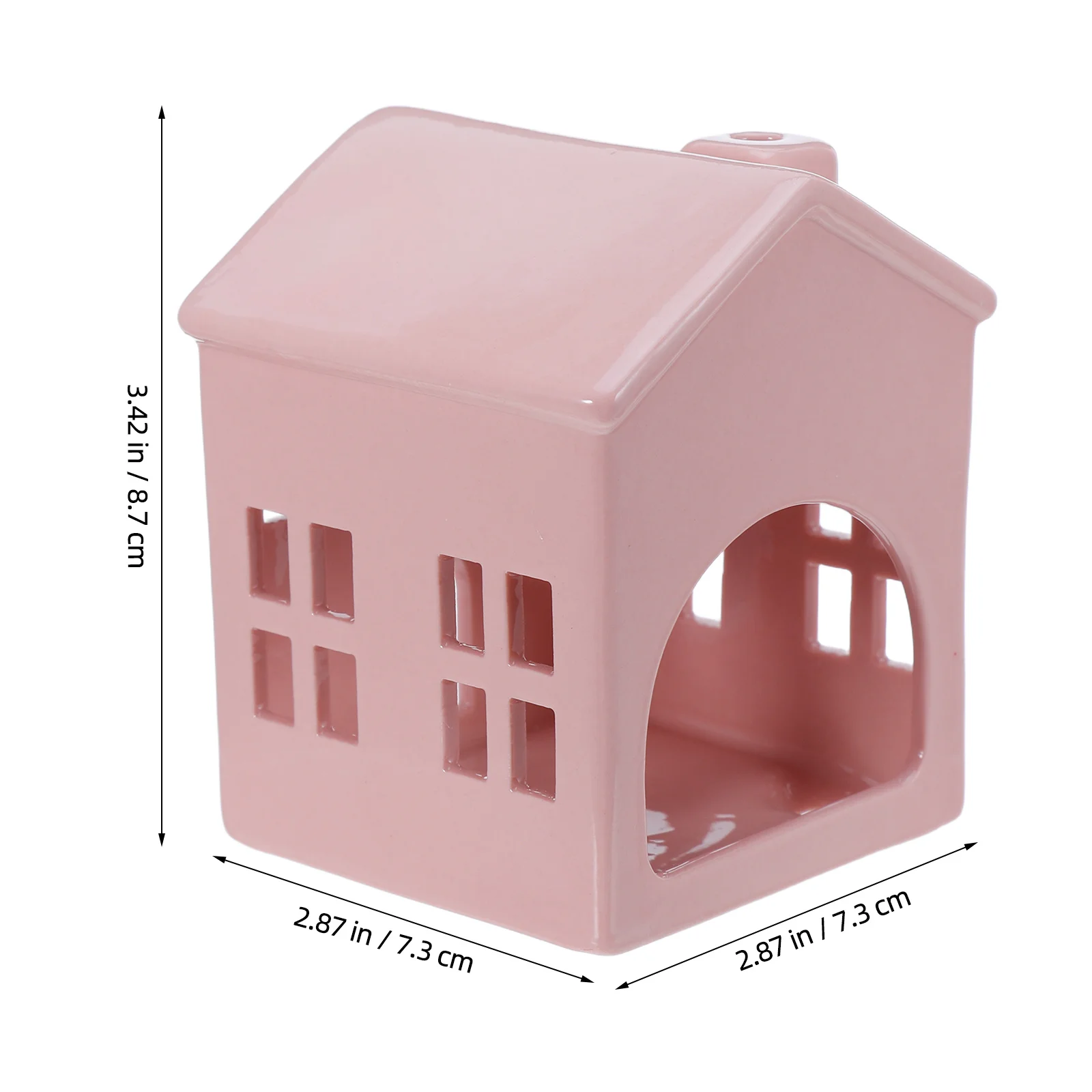 Ceramic Shaped Tealight Holder Hollow Holder Decorative Christmas Centerpiece Coffee Table Candlelight Stand