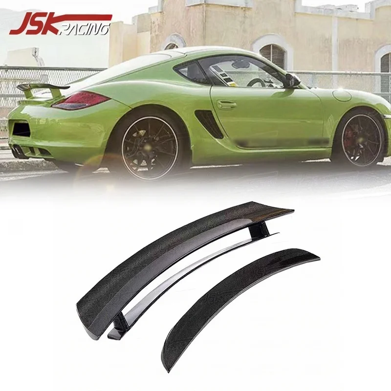 

Carbon Fiber Spoiler For 2005-2012 Porsche Cayman 987 Car Wing Upgrade To R Style