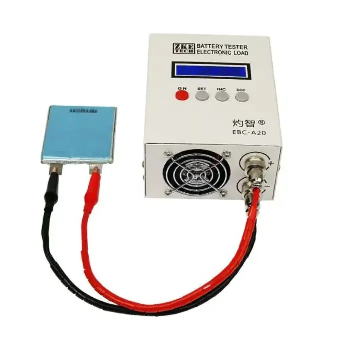 DDP EBC-B20H 12V-72V probador de capacidad de batería de plomo y litio soporte de Software de computadora en línea descargador de cargador externo 20A