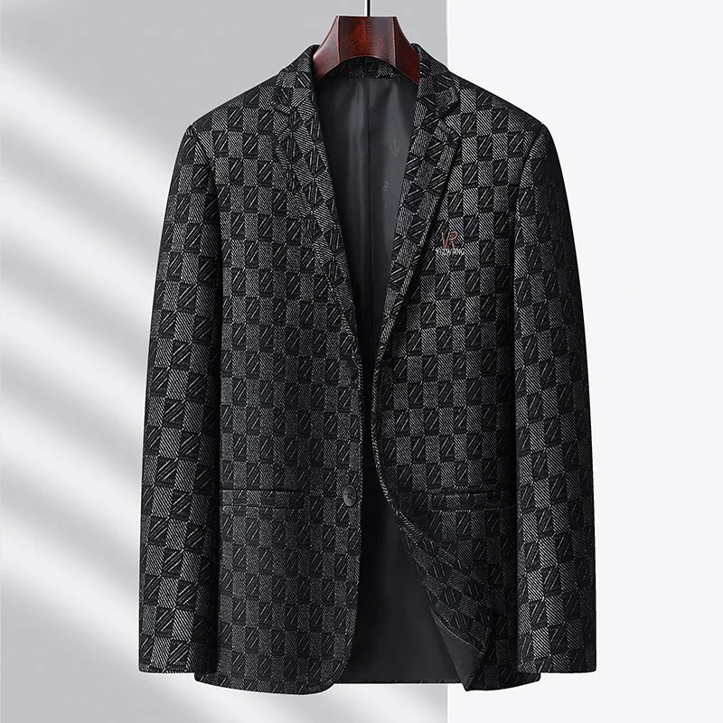 

Blazer Men's Fashion Solid Color Gentleman Host Breathable Casual Business Versatile Outdoor Sports Wedding Slimming Blazer