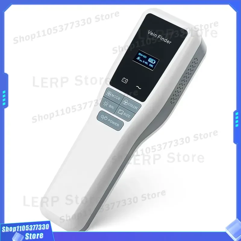 HF-410A Portable Handheld Vein Detector with High Resolution Multicolor Display Medical Illuminator for Nursing Care Medical