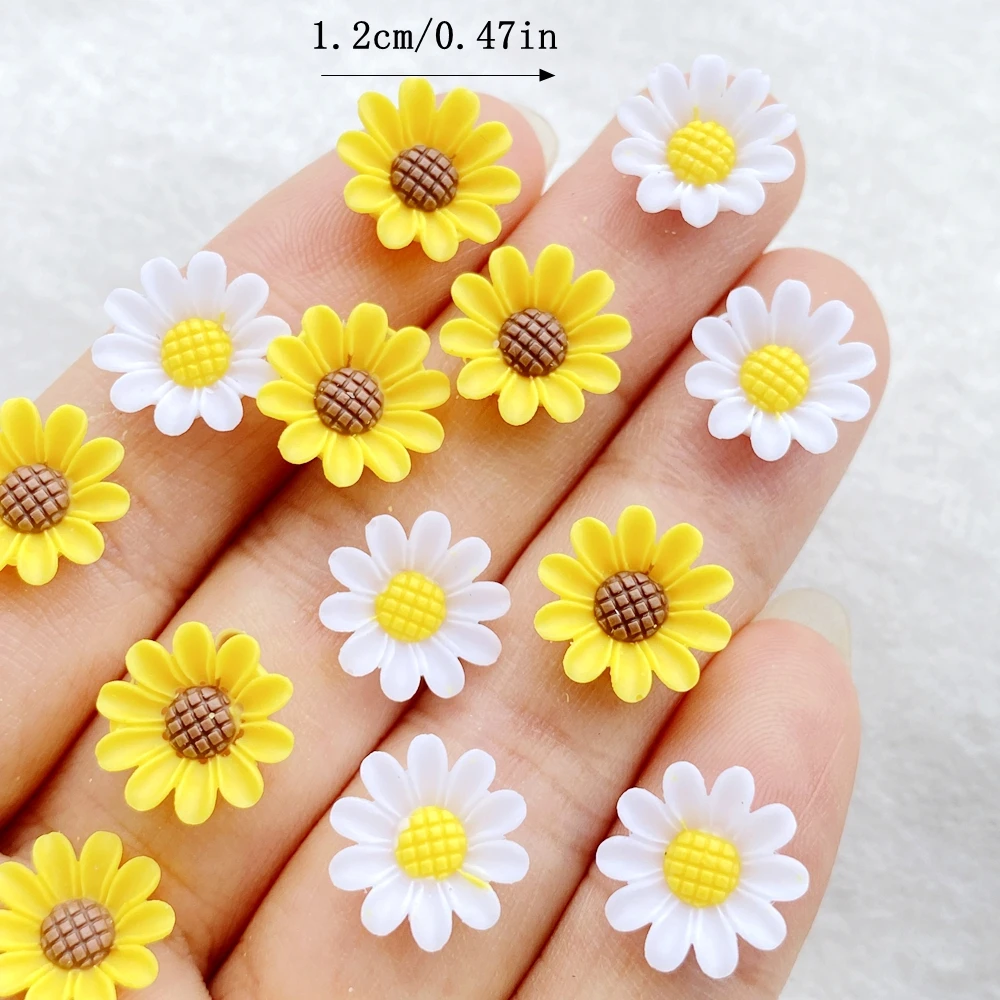 50Pcs 12mm Resin 3D Colorful M - Nail Art Wedding 评论和价格