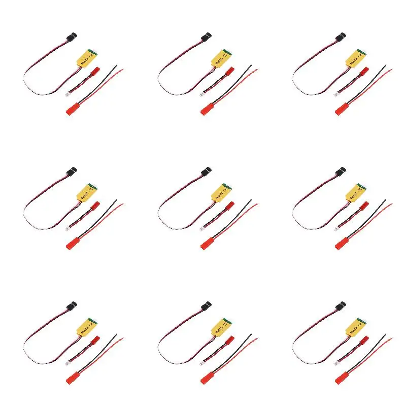 9Pack X(Winch Control Cable Winch 3CH Control Line for B14 B24 C14 C24 C34 MN D90 D91 D99 RC Car Parts Accessories)