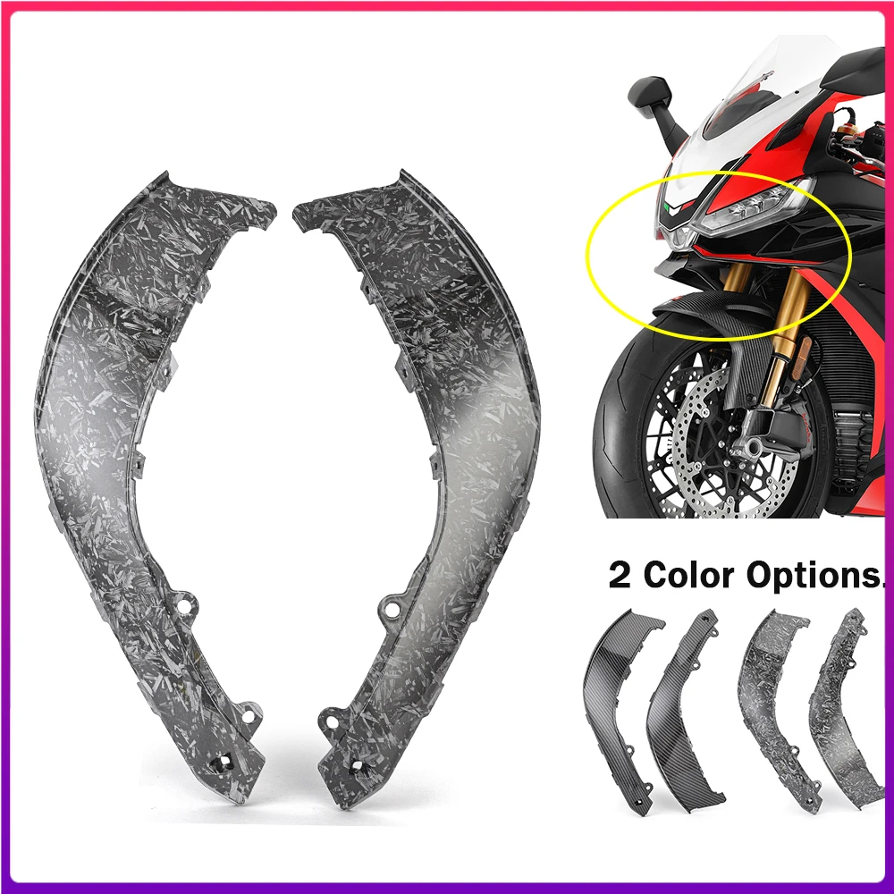 

For Aprilia RSV4 2021 - 2024 Front Headlight Spoiler Under Fairing Cover Lower Panel Wing Motorcycle 2022 2023