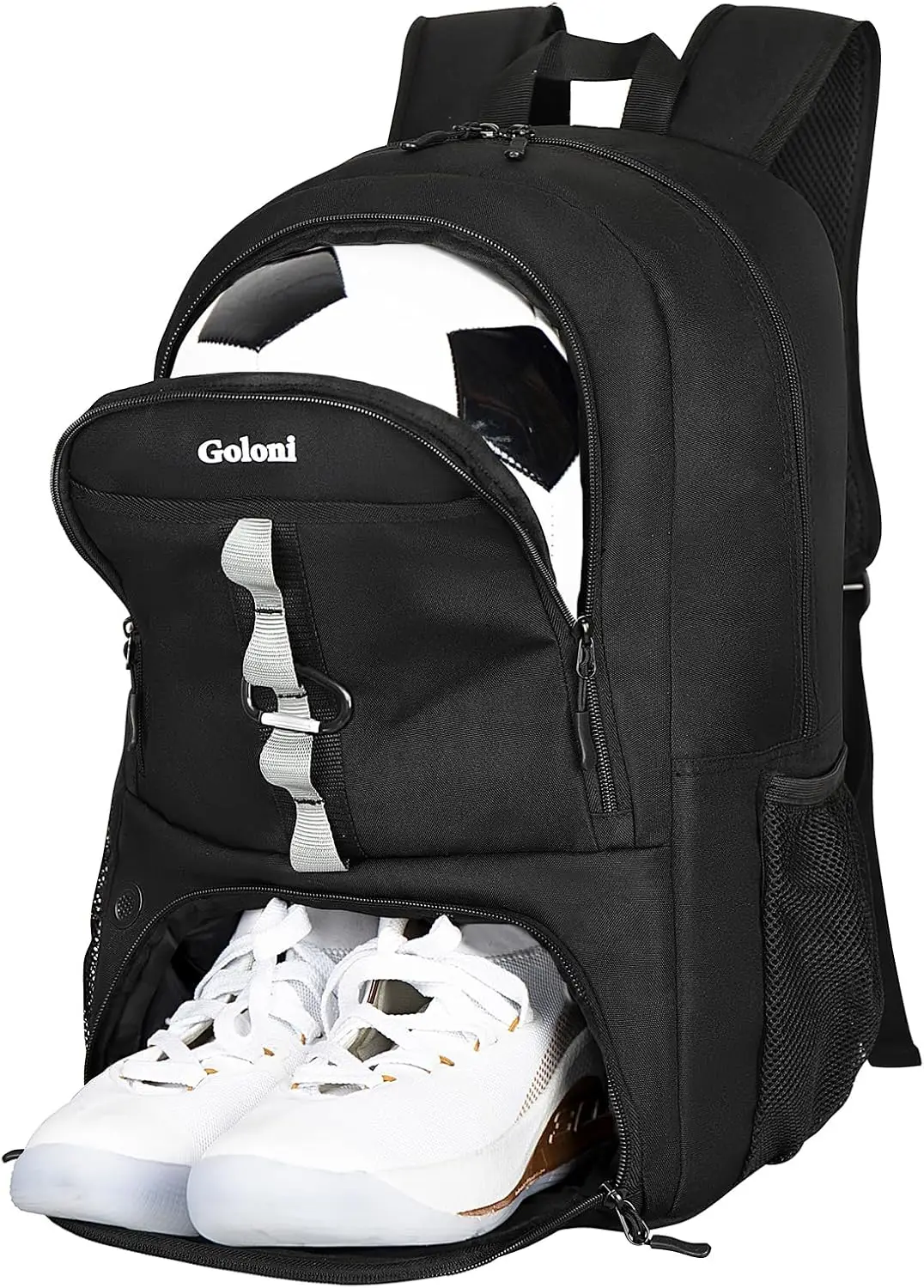 Youth Sports Backpack with Ball & Shoe Compartments for Soccer Basketball Volleyball