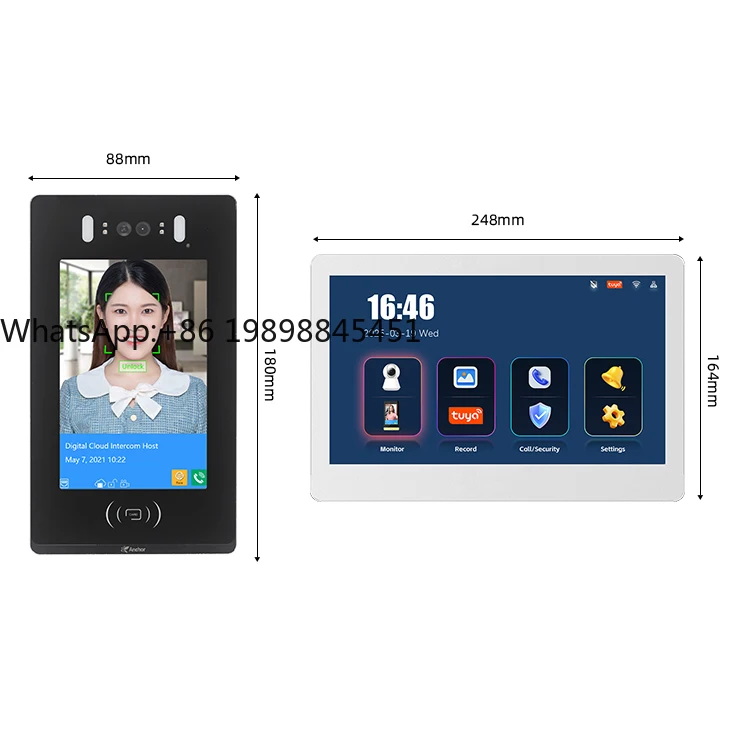 

Factory OEM ODM 10 Inch Smart Time Attendance Door Access Control Device Video Door Phone TCP Network Face Recognition
