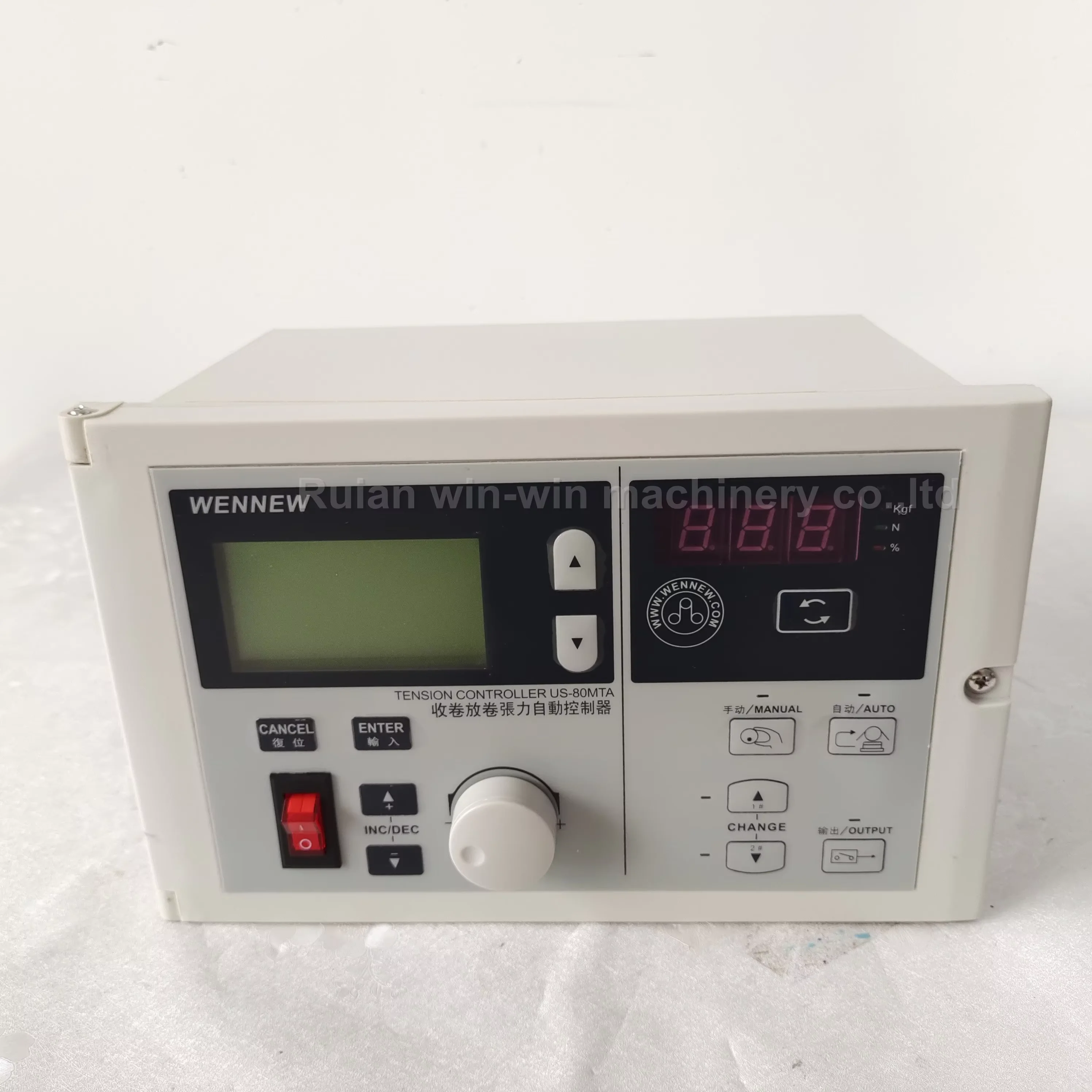 WENNEW US-80MTA US-80MTA-E AC220V Regolatore di tensione automatico digitale senza sensore cellulare per macchina da taglio con stampa flessografica