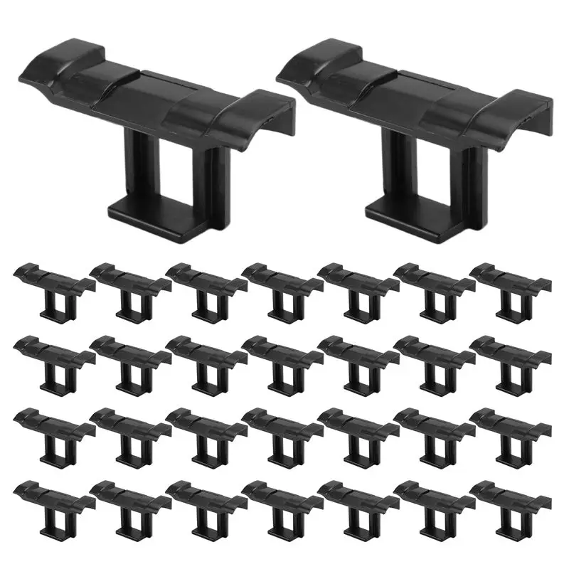 Must Have 30Pc Solar Panel Frames Water Drained Clip Thickness 30Mm PV Panels Auto Remove Stagnant Water Dust Outdoor Tool Easy