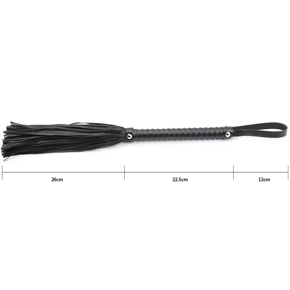 48.5cm  Riding Crop for Horse, Black Soft Horse Whip Crop for Shows and Performances