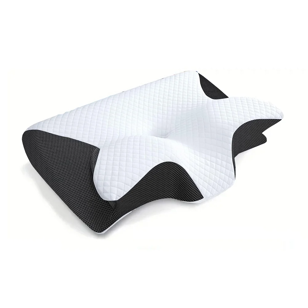 Customizable Memory Foam Pillows Butterfly Shaped Relaxing Rebound Comfort Memory Sleep Cervical Orthopedic Neck Pillow