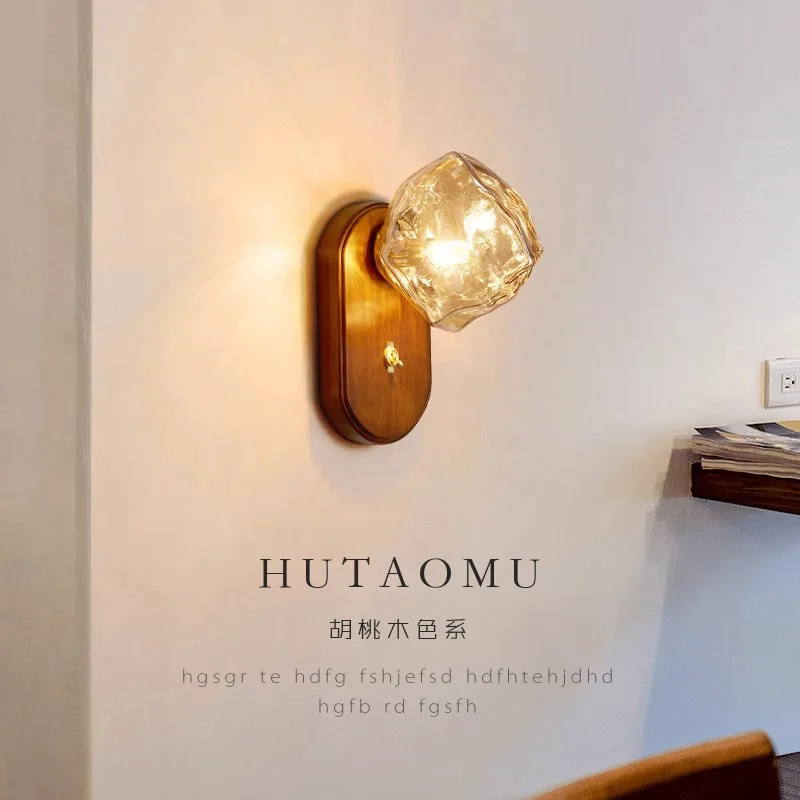 Creative Retro LED Ice Cube Desk Lamp for Home Bedroom Bedside Study Living Room Atmosphere Decoration Lighting Fixtures