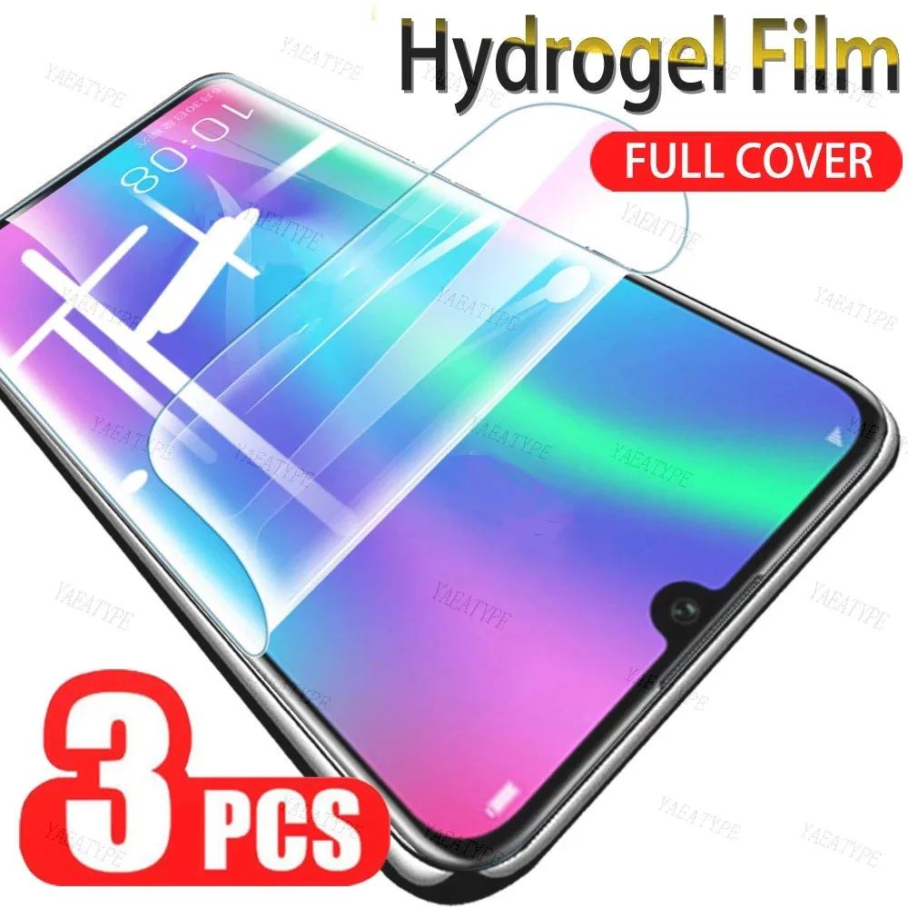 3PCS HD Protective Hydrogel Film For Vivo Y01 Y15s Y10 Y15a Y15c V2120, V2147 V2134 Screen Protector Protection Cover Film