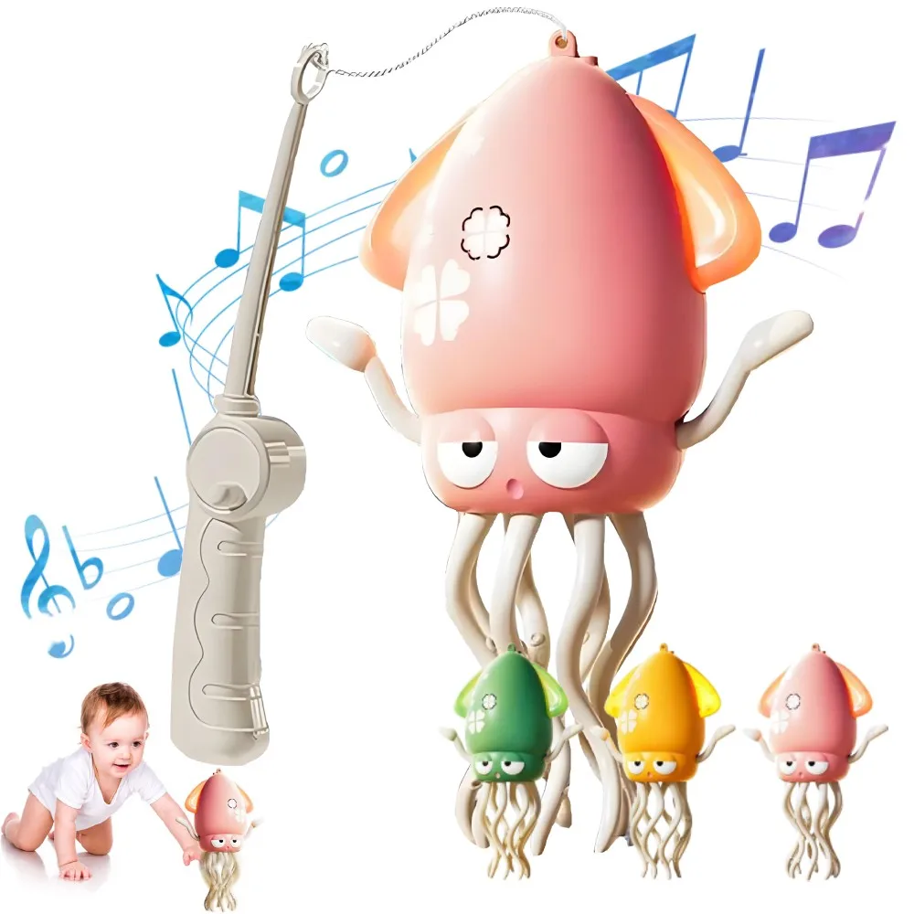 Elektrisch dansend octopusspeelgoed Kruipendansen Automatisch obstakelvermijdingssensor Speelgoed met LED-muziekspeelgoed Cadeau voor kinderen Baby