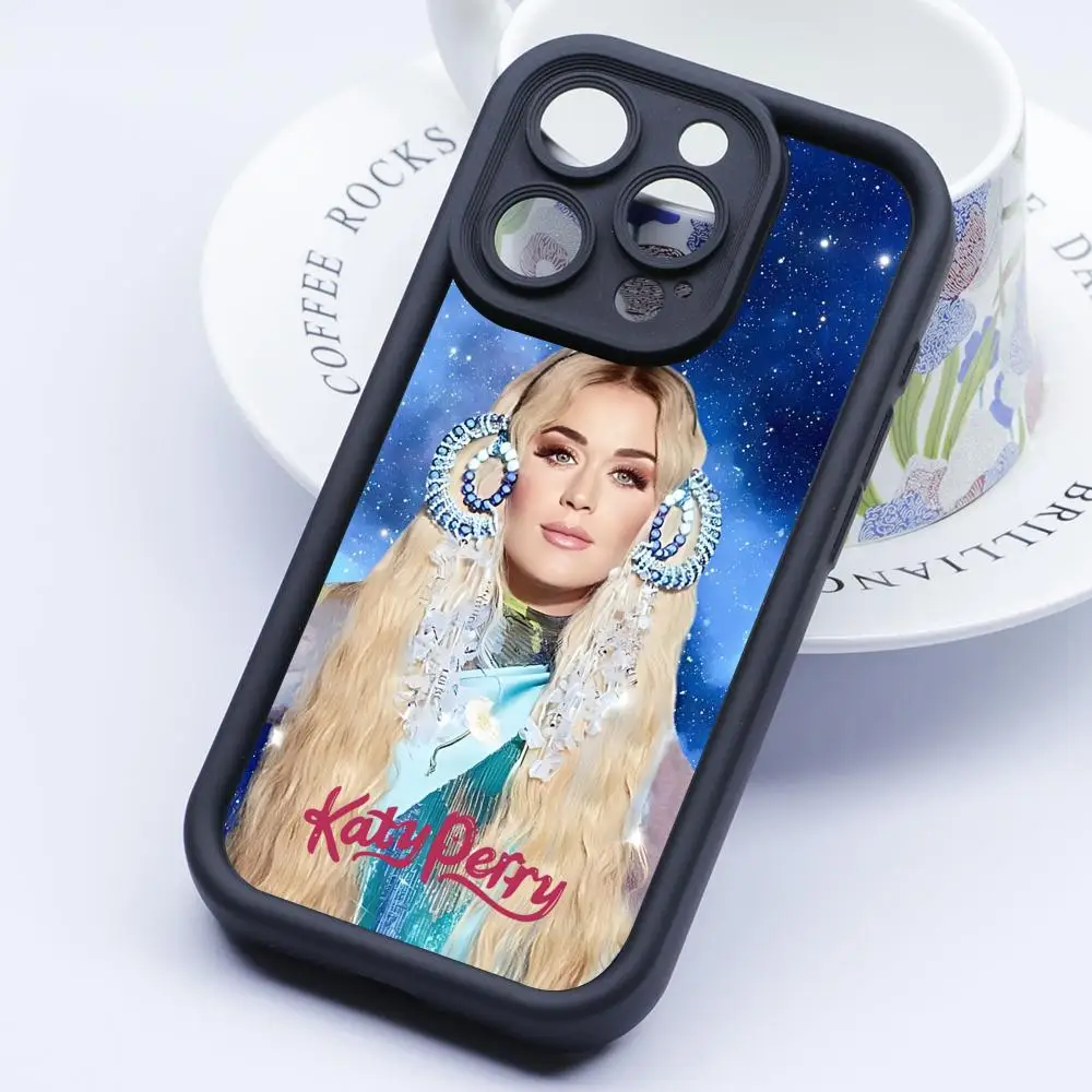

Katy Perry Mobile Cell Phone Case for iPhone 17 16 15 14 13 12 11 Air Pro Max Plus Thicken TPU Colorful Cover Cover Pretty