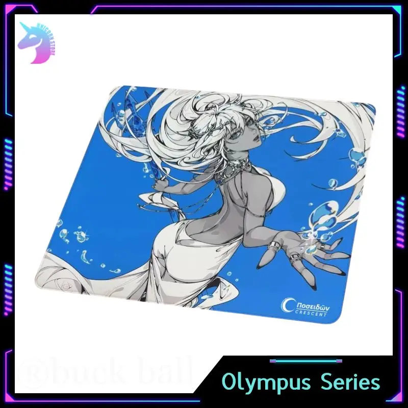 Crescent Care Studio Olympus Series Poseidon Hades Zeus Xsoft Mousepad Gaming Mouse Pad FPS Esports PC Accessories Custom Gift