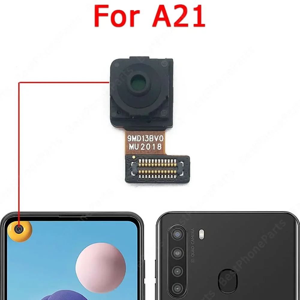 Selfie Camera For Samsung Galaxy A21 A21s A31 A41 A51 A71 5G A01 A11 Front Camera Module Frontal Facing Flex Spare Parts