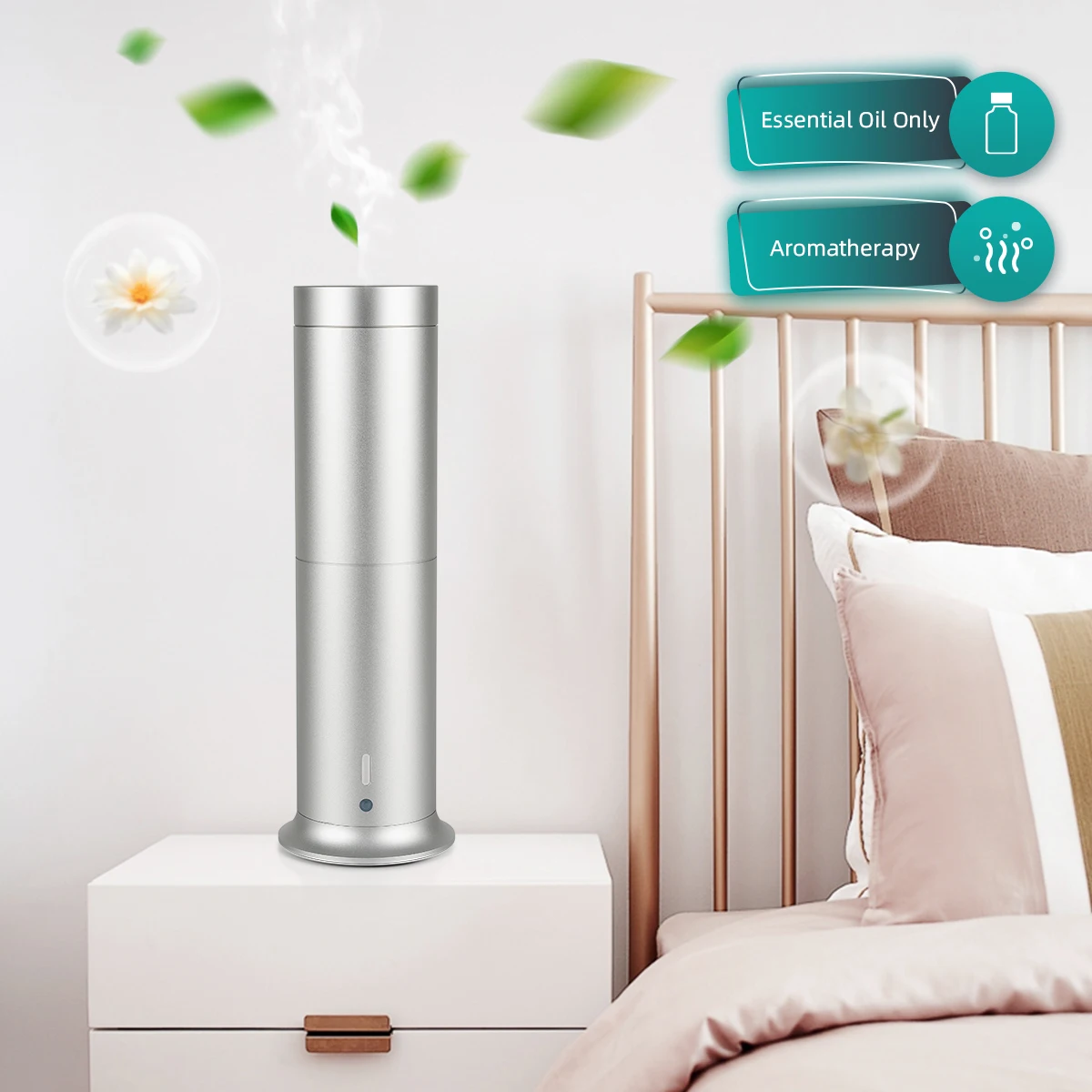 High Quality Aromatherapy Waterless APP Version 4000mAh 3.7V Fragrance Timer Scent Diffuser 100ml Essential Oil Tower Diffuser F