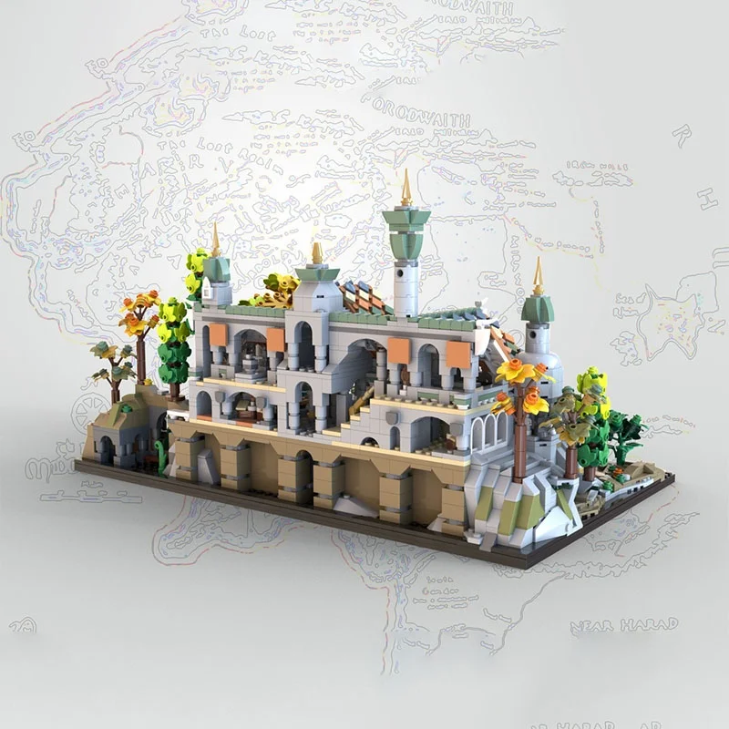 3250 個 MOC リベンデル ミニホビットと主人モデルビルディングブロック建築 DIY おもちゃクリエイティブクリスマスギフト子供の誕生日