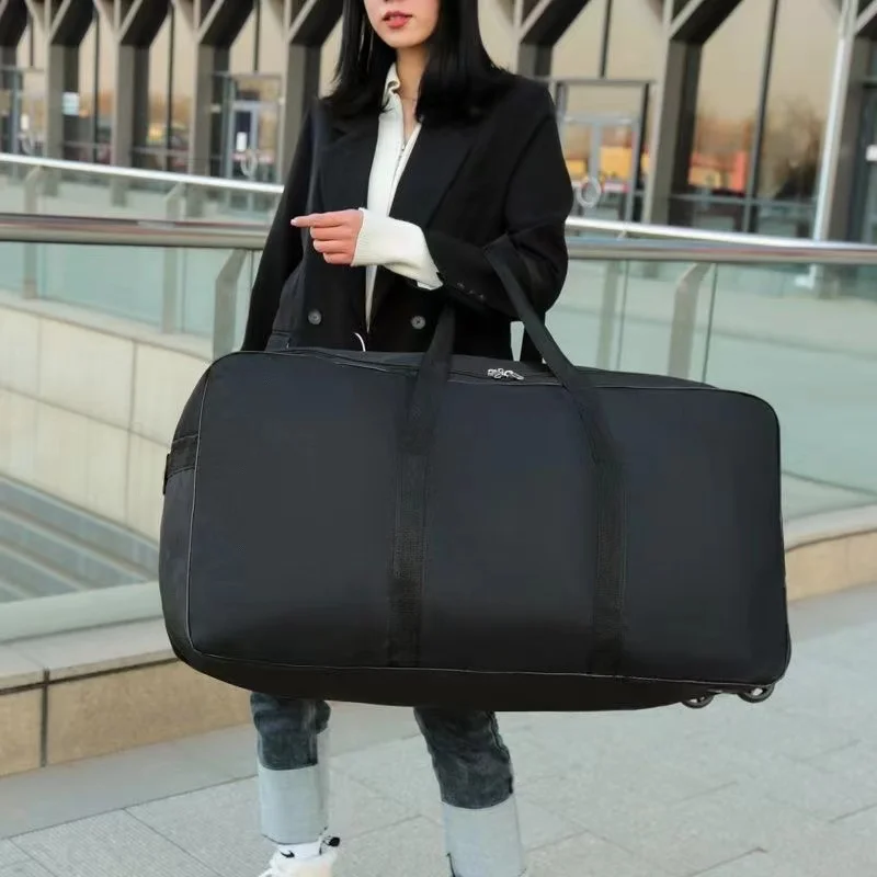 Luggage with wheels high-capacity huge handbag men's business travel bag travel duffle cash bag shoulder bag Consignment package