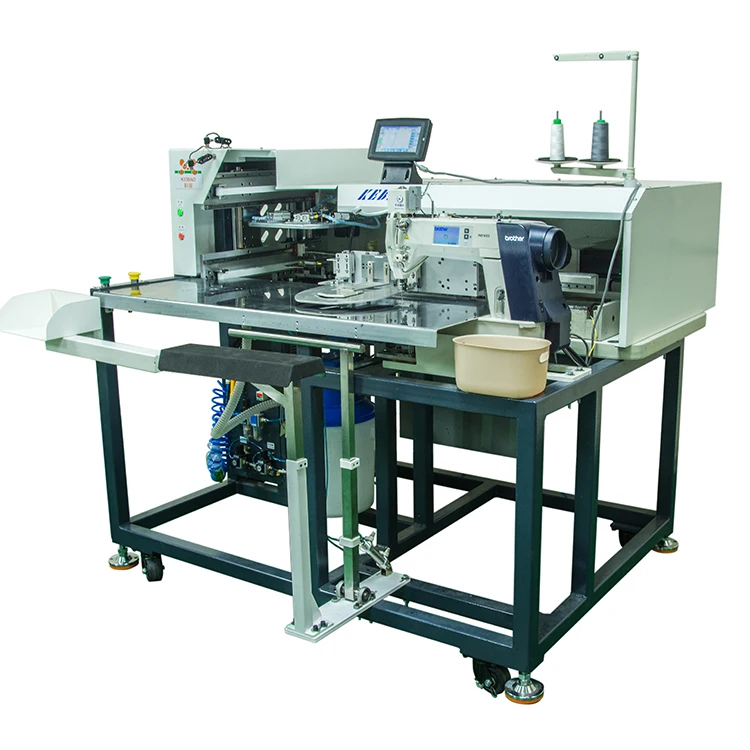 Intelligent Industrial Full Automatic Shirt Pocket Attaching Machine For Thick Material