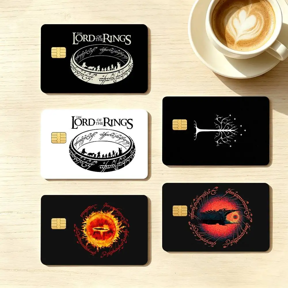 L-Lords of the R-Ringes  Credit Card HD Stickers Game Card Decal Small Chip Waterproof Sticker Gift