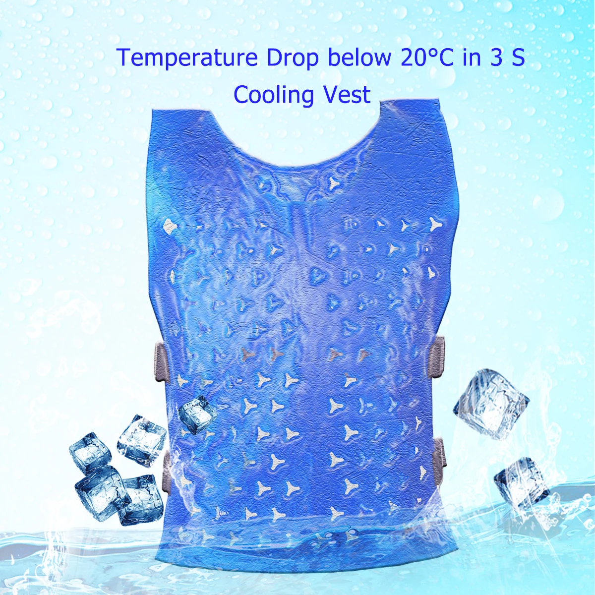 

2022 Hot Sale portable ice water circulatory cooling clothes low temperature ice vest smart cooling vest cooling jacket
