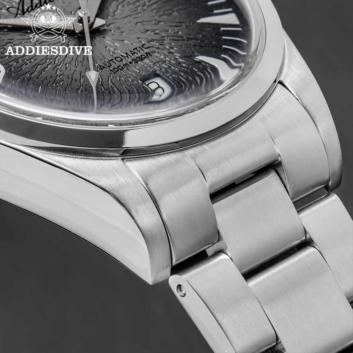 ADDIESDIVE AD2508 Man Diving Watch Luminous 100M Waterproof 316L Stainless Steel 8215 Movement Automatic Mechanical Watch reloj