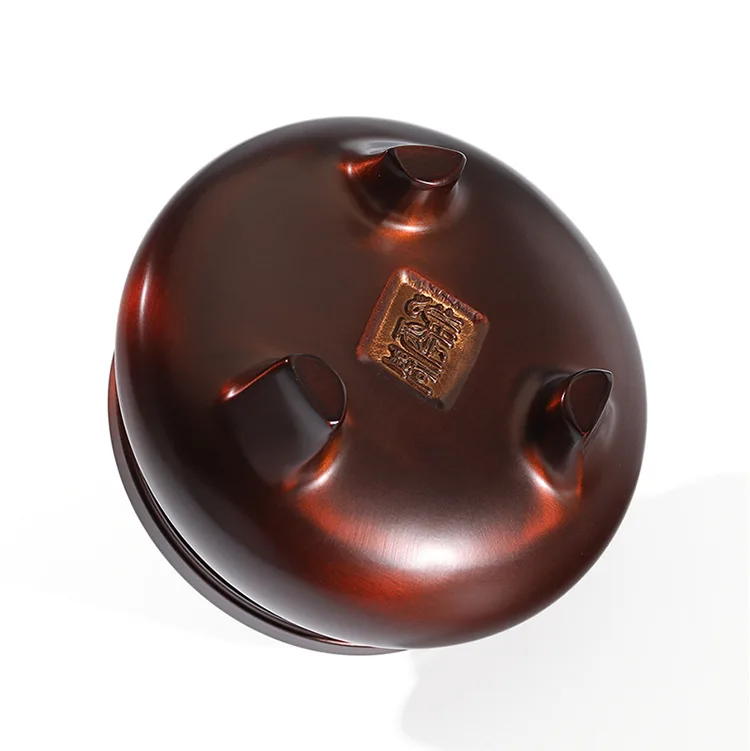 DSA Brass Incense Burner Household Indoor Agarwood Sandalwood Plate Tea Ceremony Ornament Household
