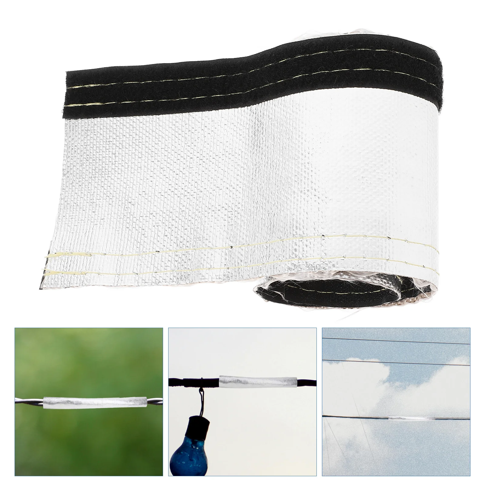 

Insulated Wire Hose Heat Shield Sleeve High Temp Resistant Fuel Line Protection Electrical Wiring Insulation Cable Conduit