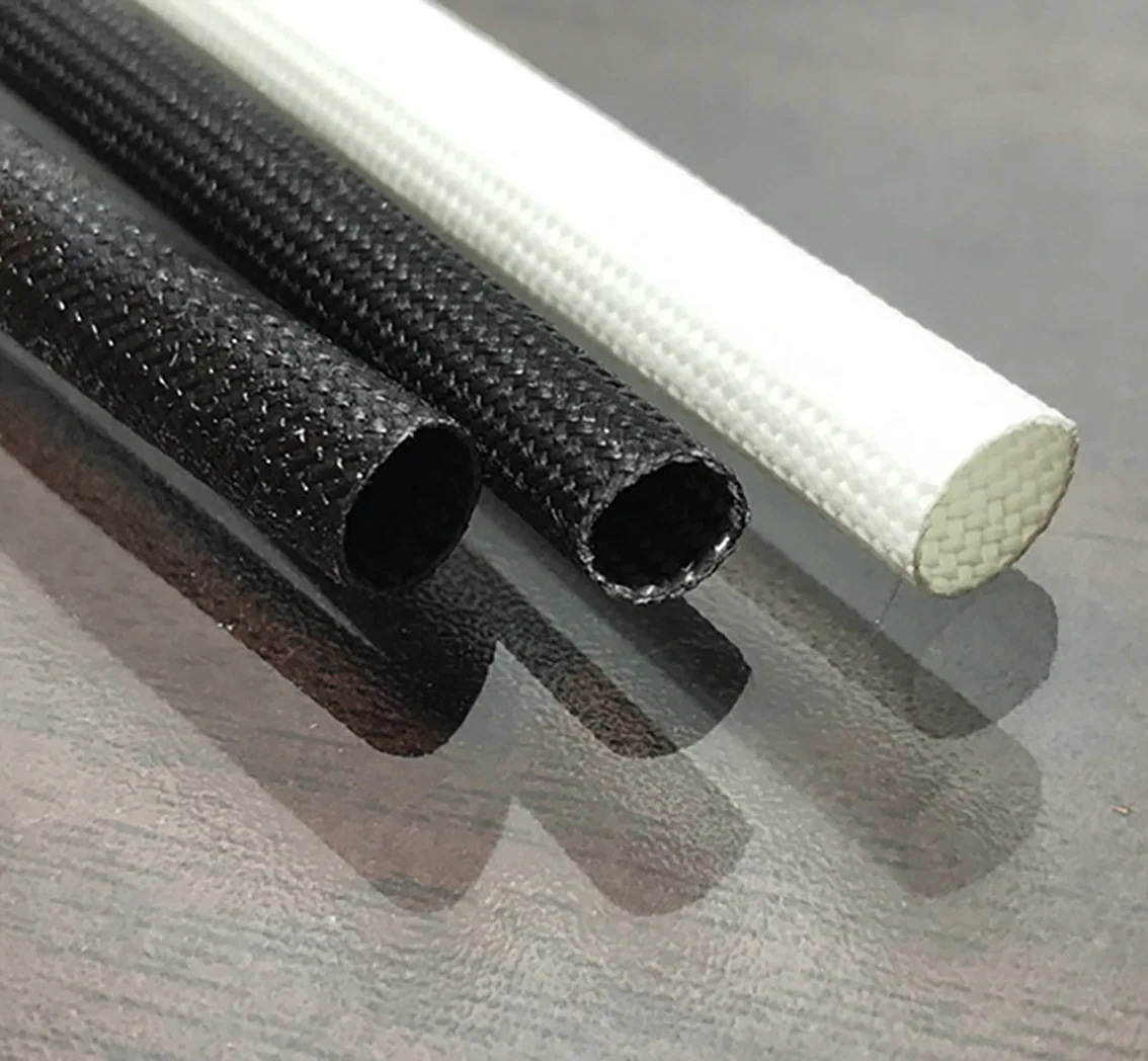 

1/2/5M Black/White Dia 1-50mm Soft Fiber Tubing 600°C High Temperature Braided Insulation Cable Sleeving Fiberglass Tube