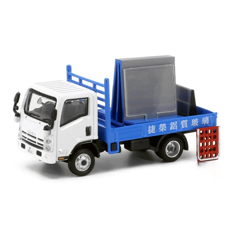 Diecast Original 1/76 Scale #196 ISUZU N Series Glass Truck Simulation Alloy Car Model Static decoration Collectible Toy Gift