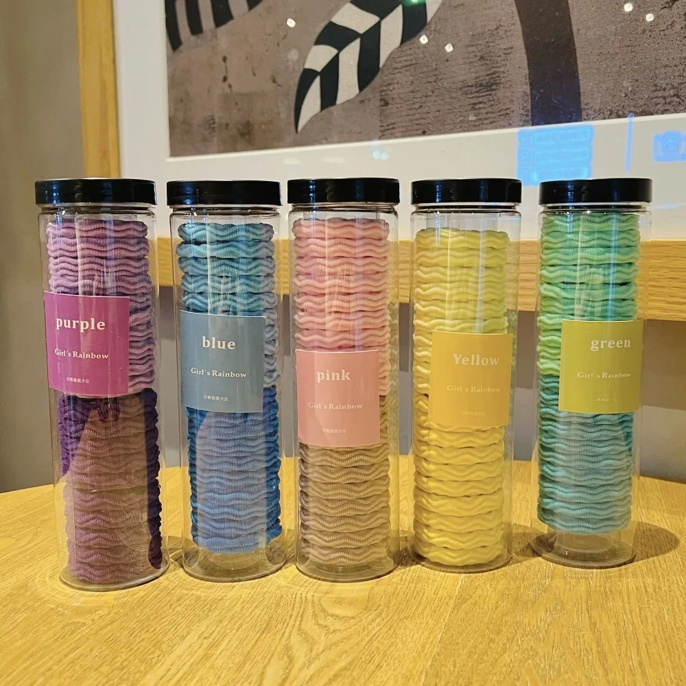 20pcs Super Elasticity Hair Ties Multi Color Packs Tubes Perfect Hairstyles Durable Trendy Fashion Accessories All Hair Types