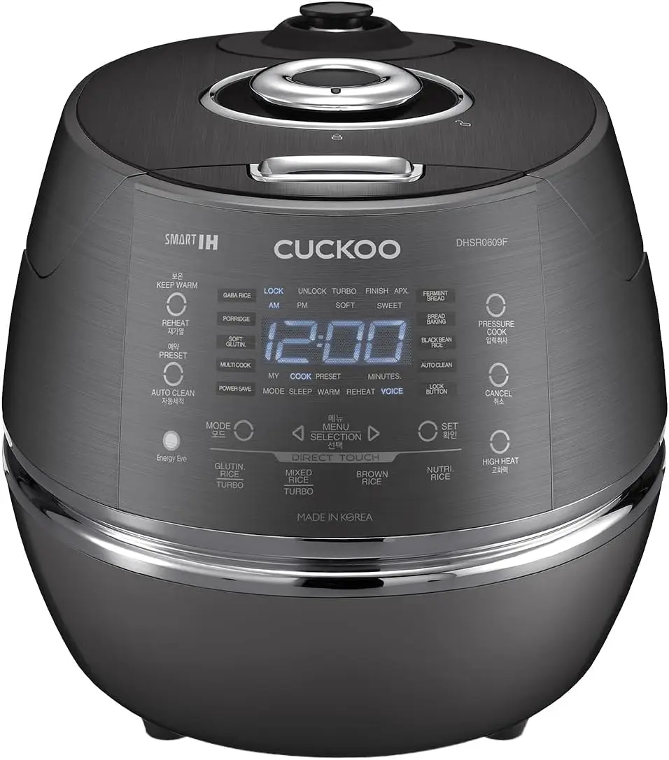 

High Pressure Rice Cooker 6-Cup Uncooked / 12-Cup Cooked with Induction Heating Technology, Versatile Rice Maker with 13