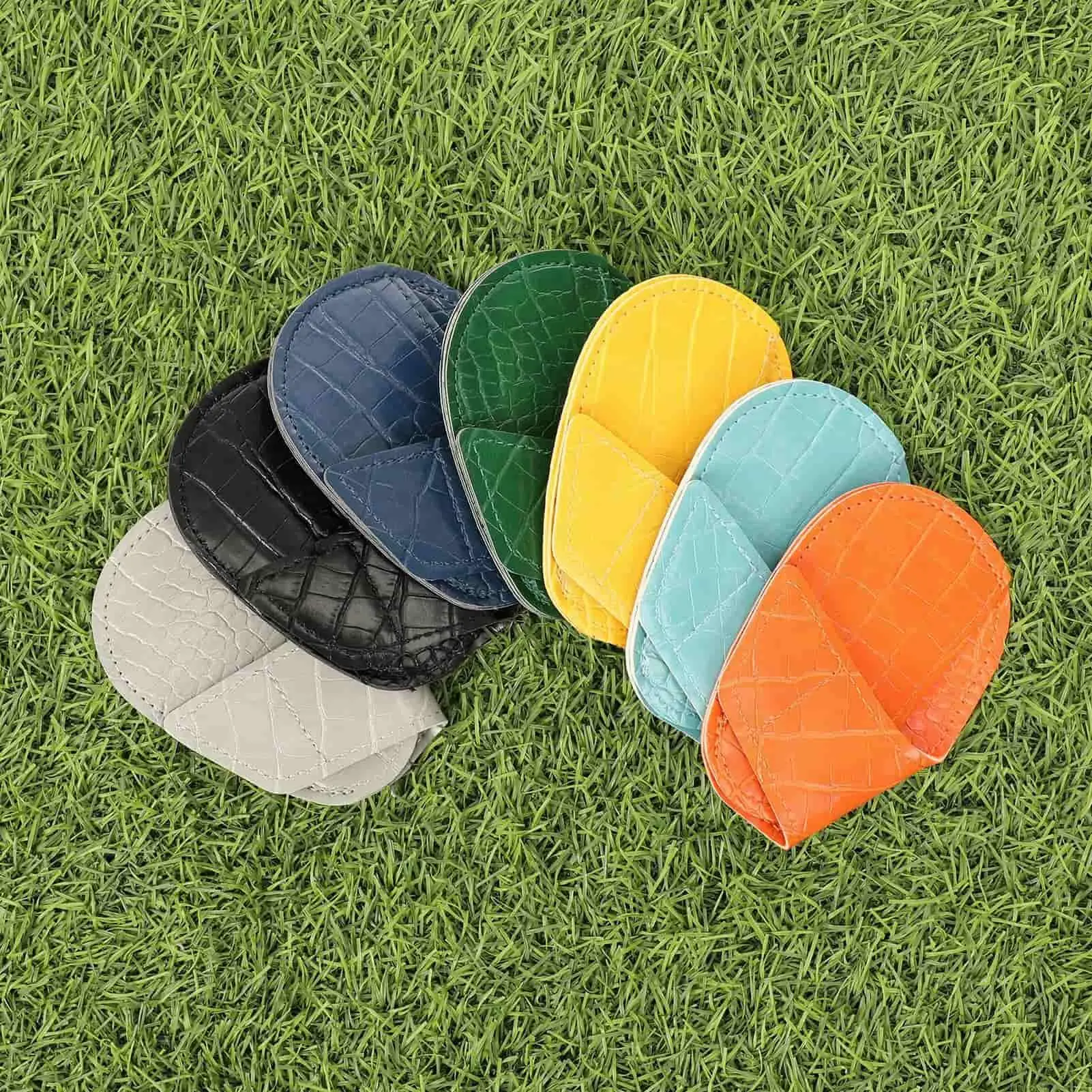 

Железные чехлы на голову для клюшек для гольфа, защитные чехлы из искусственной кожи, железные чехлы для легкой идентификации, мужчин, женщин, игроков в гольф, в помещении