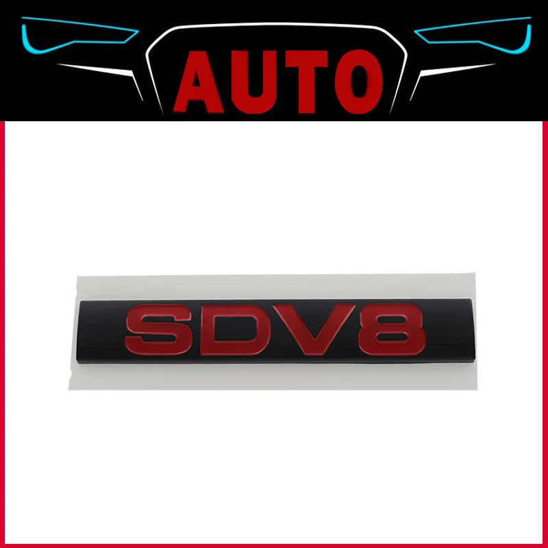 

For England UK SUV Off Road HSE car Engine Hood Fender trunk Tail Rear Decal Emblem 3D Premium SDV8 Letters Badge Sticker
