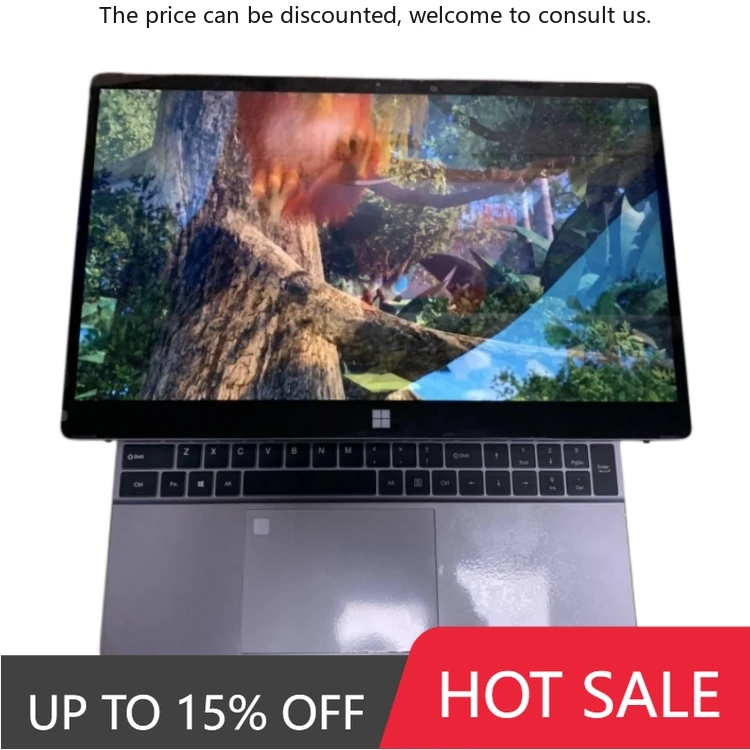 

Metal Shell Laser Logo Printing Machine New Model Fingerprint Unlock 360 Folding 15.6Inch Super Slim Touch Screen Laptop