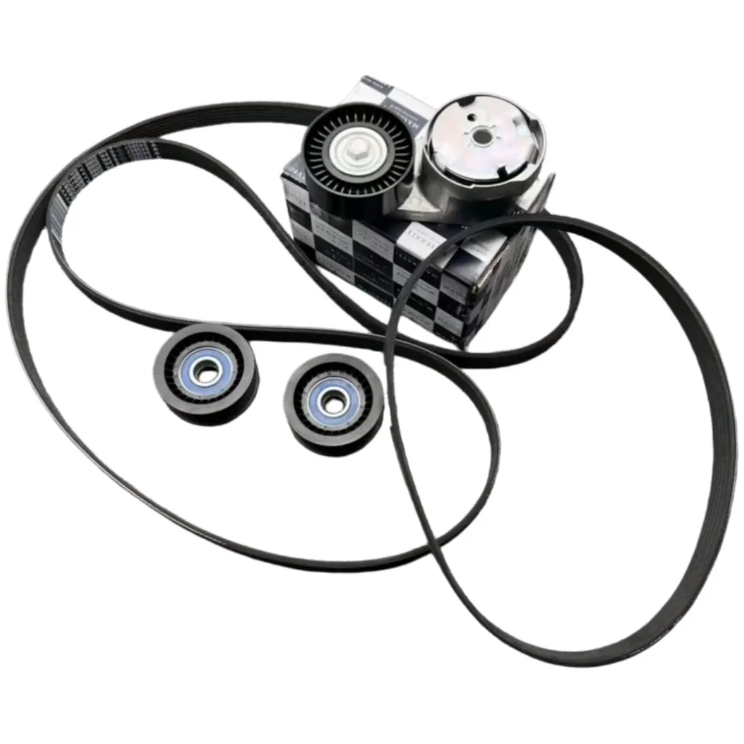 OEM 172537 226205 239616 214271 224178 5PCS Belt Pulley and Bracket Set 239616 For Maserati Quattroporte GranTurismo GranCabrio