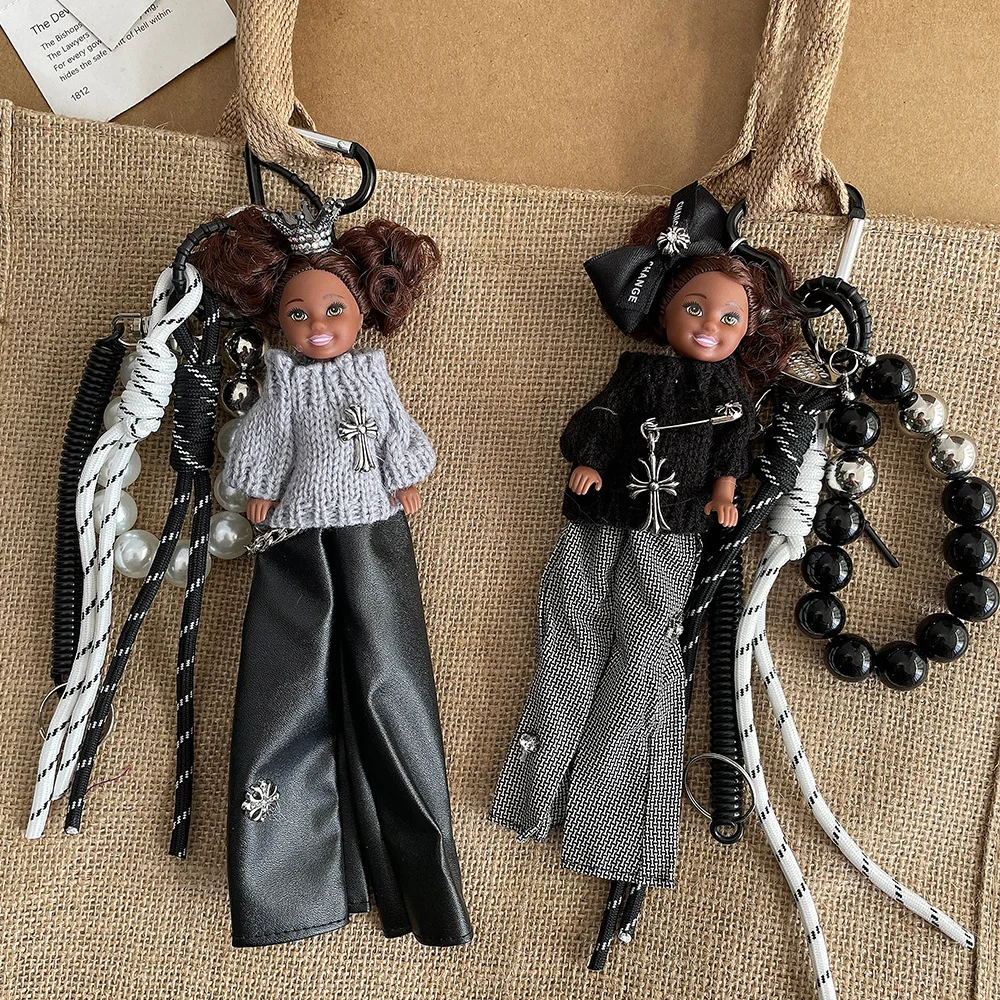 

Лидер продаж, популярный свитер с вьющимися волосами, джинсы, кукла, брелок, модные аксессуары, сумка для мобильного телефона, подвеска, украшение, ювелирные изделия своими руками