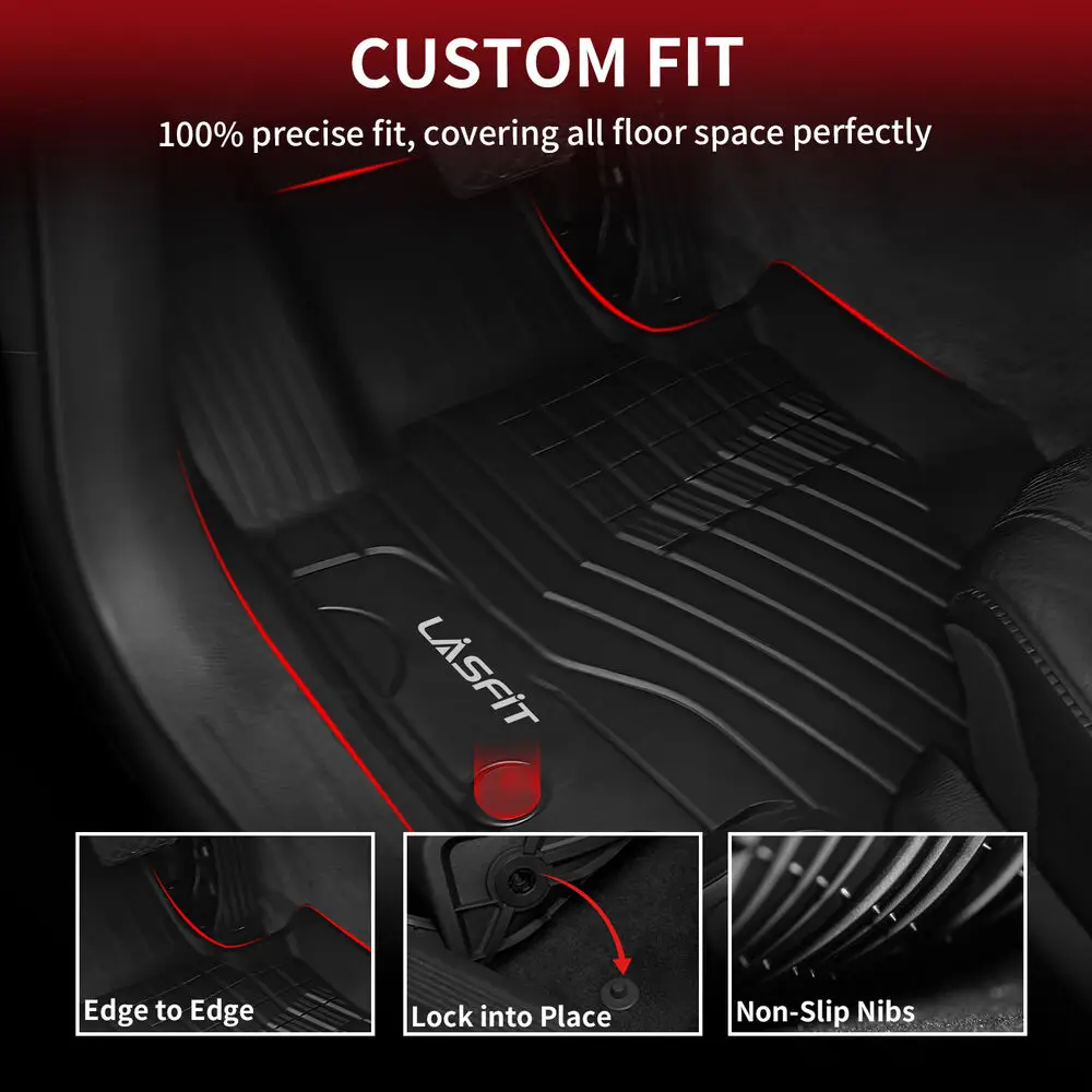 Floor Liners for Mercedes Benz GLE SUV 5-Seat 2020-2024 TPE All Weather United States