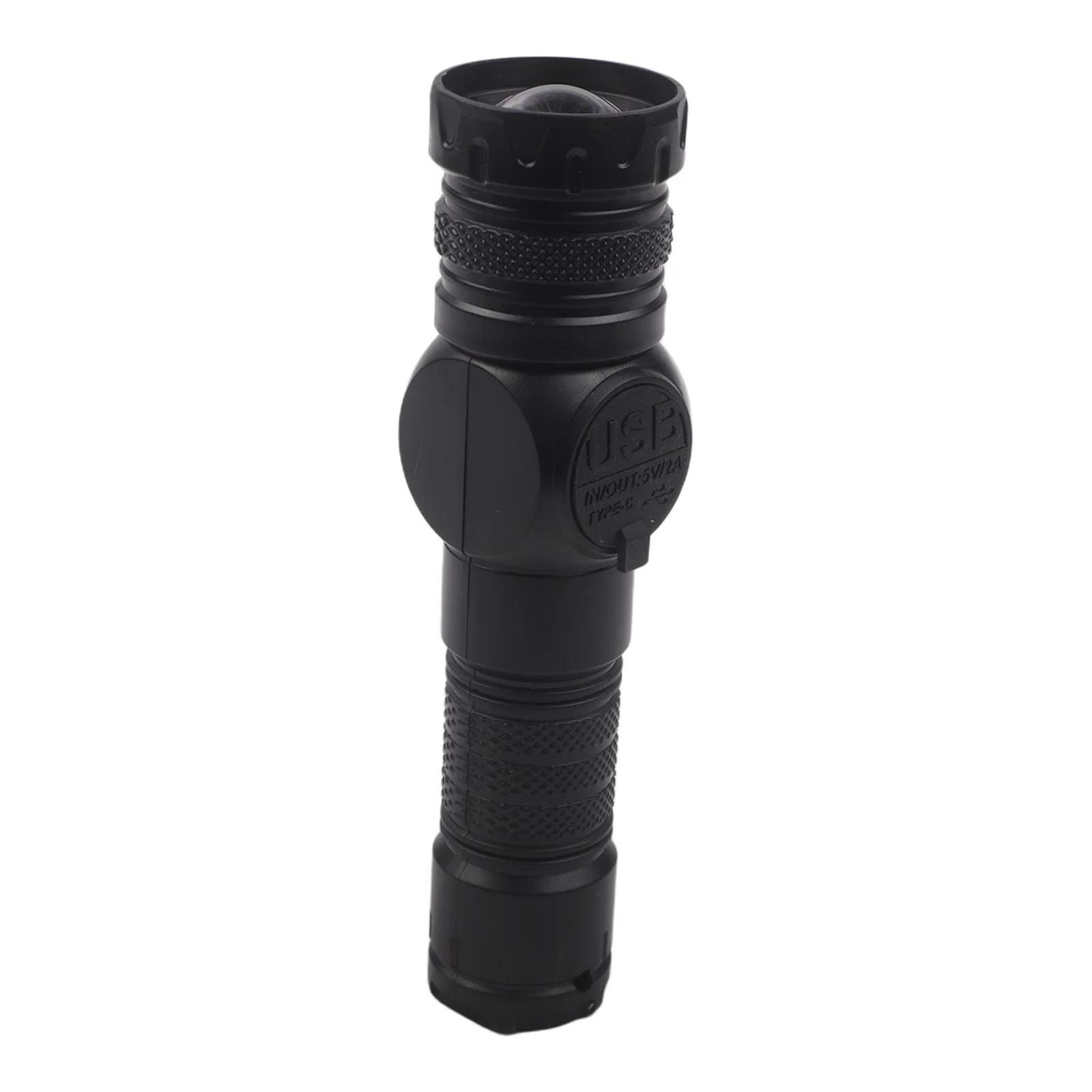 COB Side Light Camping Spotlight Size Digital Display For Camping Adjustable Brightness Flashlight COB Side Light