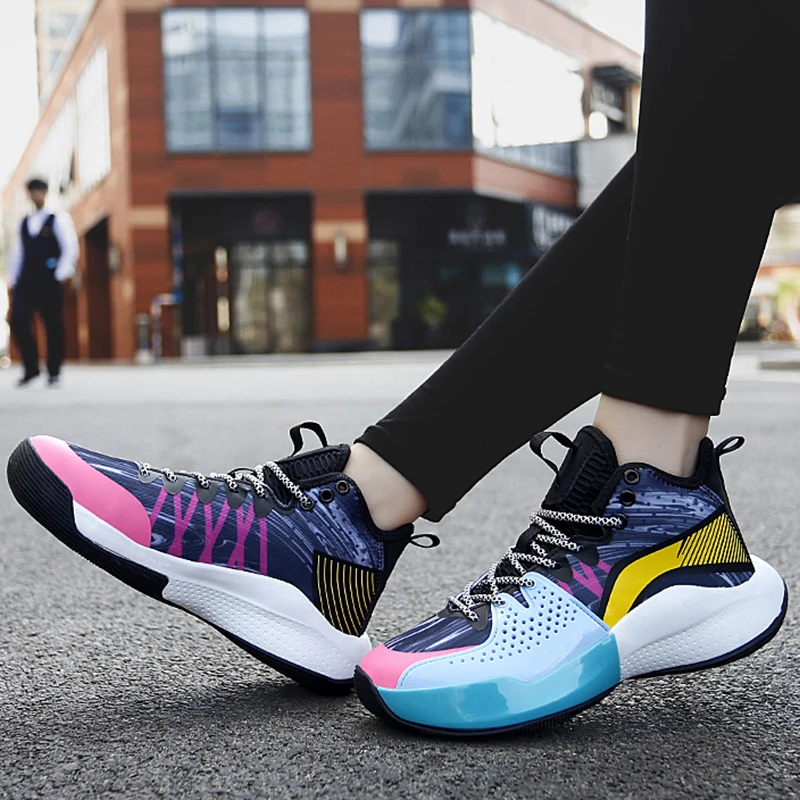 2022 Xiaomi Youpin Sneakers Elastic Outdoor Running Sports Basketball Shoes Men Women Shock Absorbing Breathable Couple Footwear