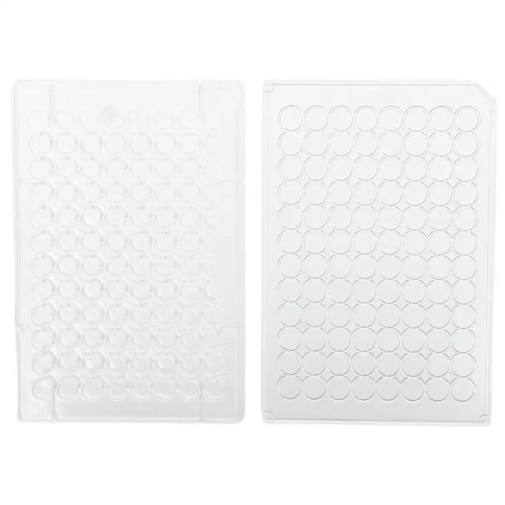 1/5Pcs with Lid 96 Well Tissue Culture Plate Flat Bottom Plastic Cell Culture Board Clear Petri Dish Lab