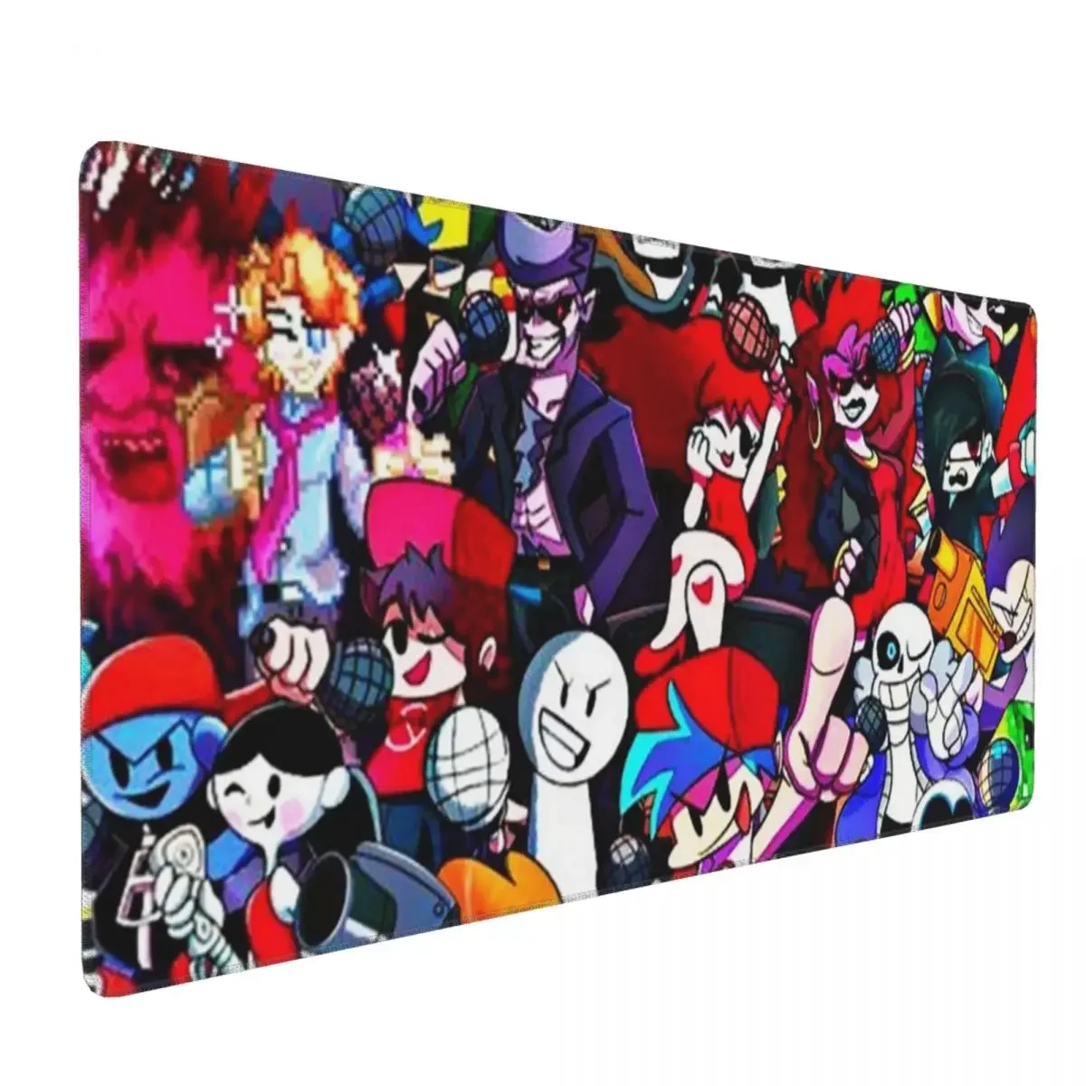 Friday Night Funkin Characters Fnf Game Large Mouse Pad Computer Keyboard Mouse Mat Gamer PC Laptop Desk Mat Office Table Mats