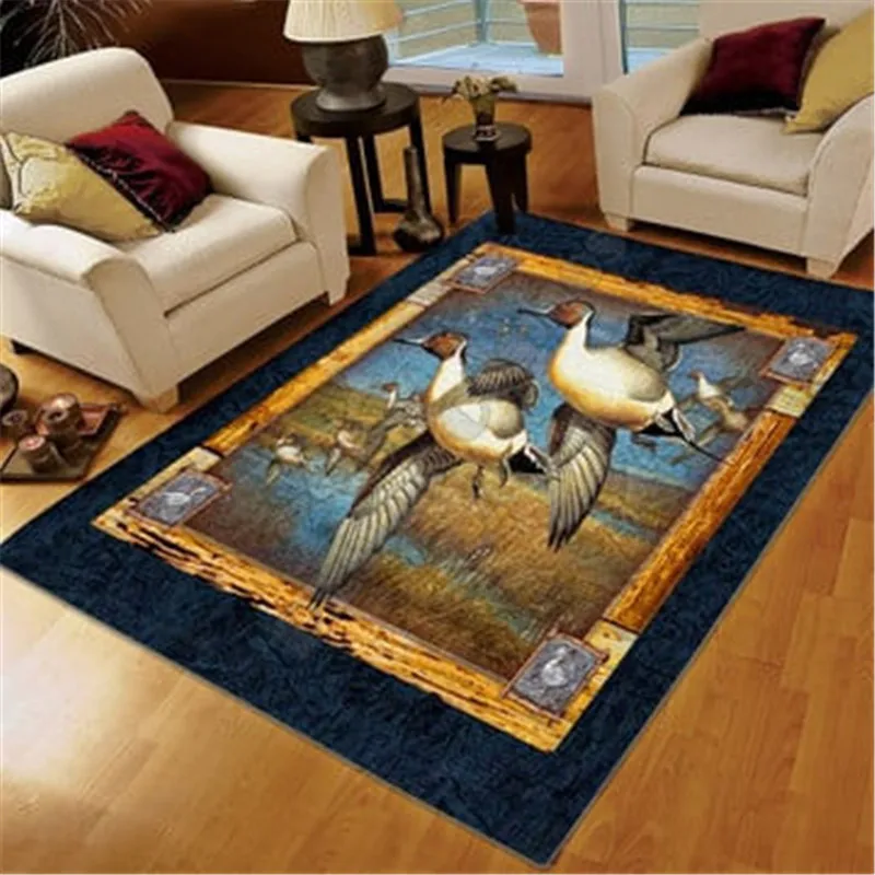 

DUCK HUNTING RUG HUNTING AREA RUG I STILL PLAY DUCK DUCK GOOSE PRINTING FLOOR MAT CARPET