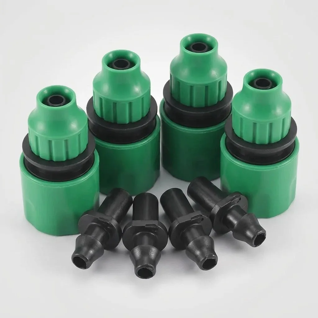 5PCS 4 7mm Head Water Hose Tap Connector 1 4 Inch Quick Release Hose Connector Quick Connect Plastic Fitting For Garden