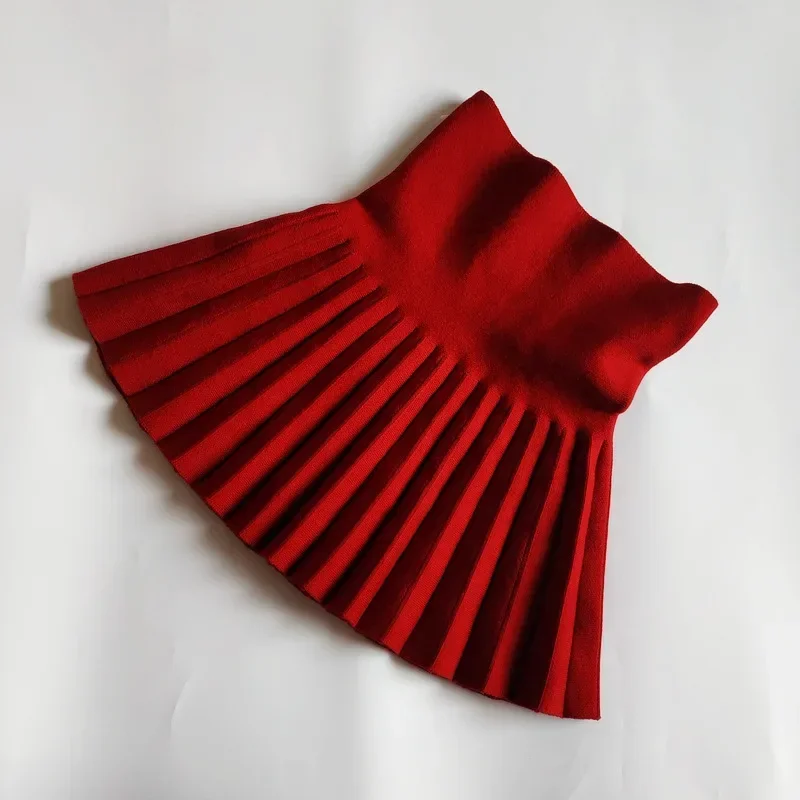 חצאית סרוגה לילדות בגילאי 2-12