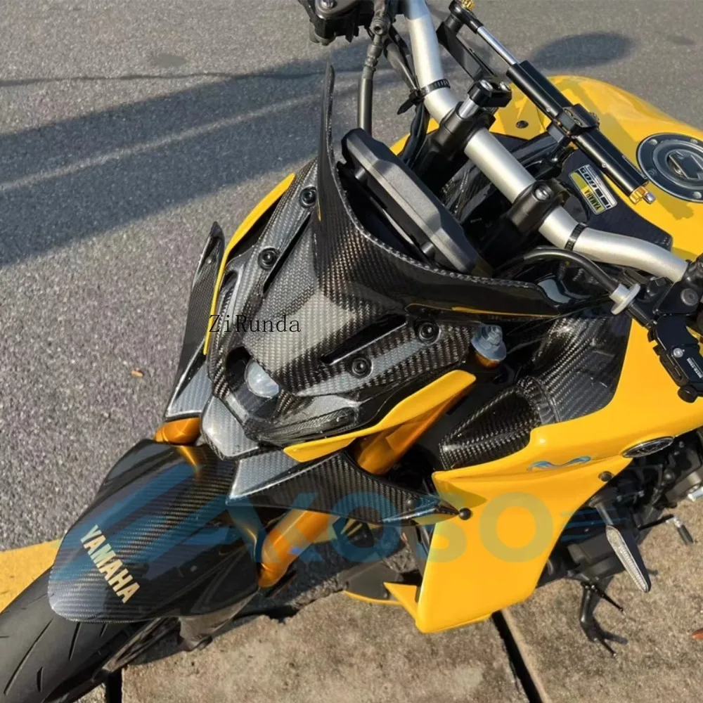 MT09 SP 오토바이 개조 카본 파이버 쉘 풀세트 고정 윈드 윙 머드 펜더