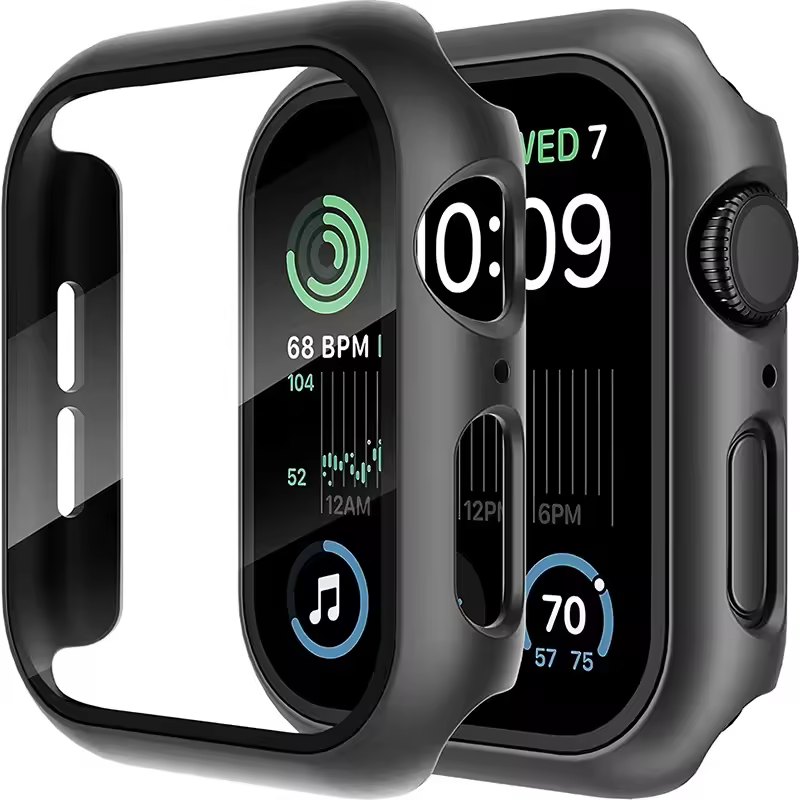 Tempered Glass+Cover For Apple Watch 11 10 9 8 7 46mm 42mm PC Bumper Screen Protector Case iWatch Series 7 6 5 4 SE3 44 40 45mm - Image 28